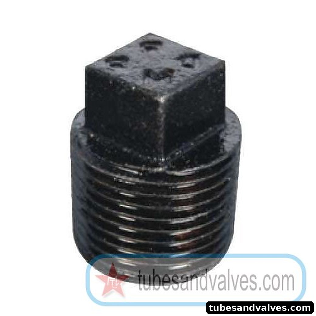 25mm or 1" NB UNIK PIPE FITTINGS-GI- Plug (Black) product image