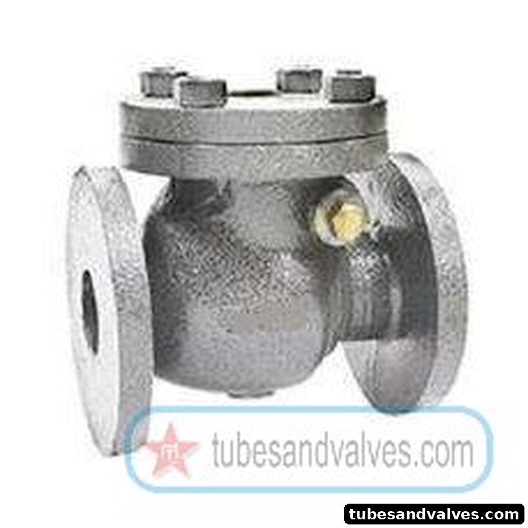 150mm (6") LEADER CHECK VALVE - CI SWING CHECK VALVE FLANGED - 150mm (6") - Class 125 product image