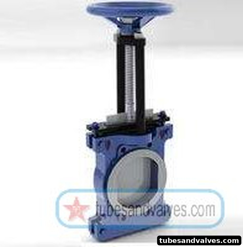 125mm or 5" NB CI-CAST IRON PULP VALVE -PILLAR DESIGN- SS PLATE VV product image