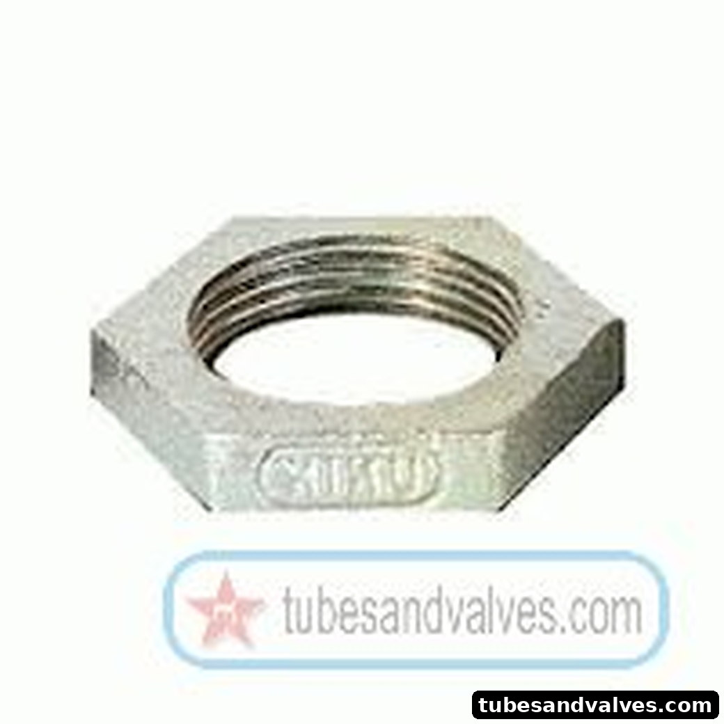 50mm or 2" NB UNIK PIPE FITTINGS-GI- Check Nut product image