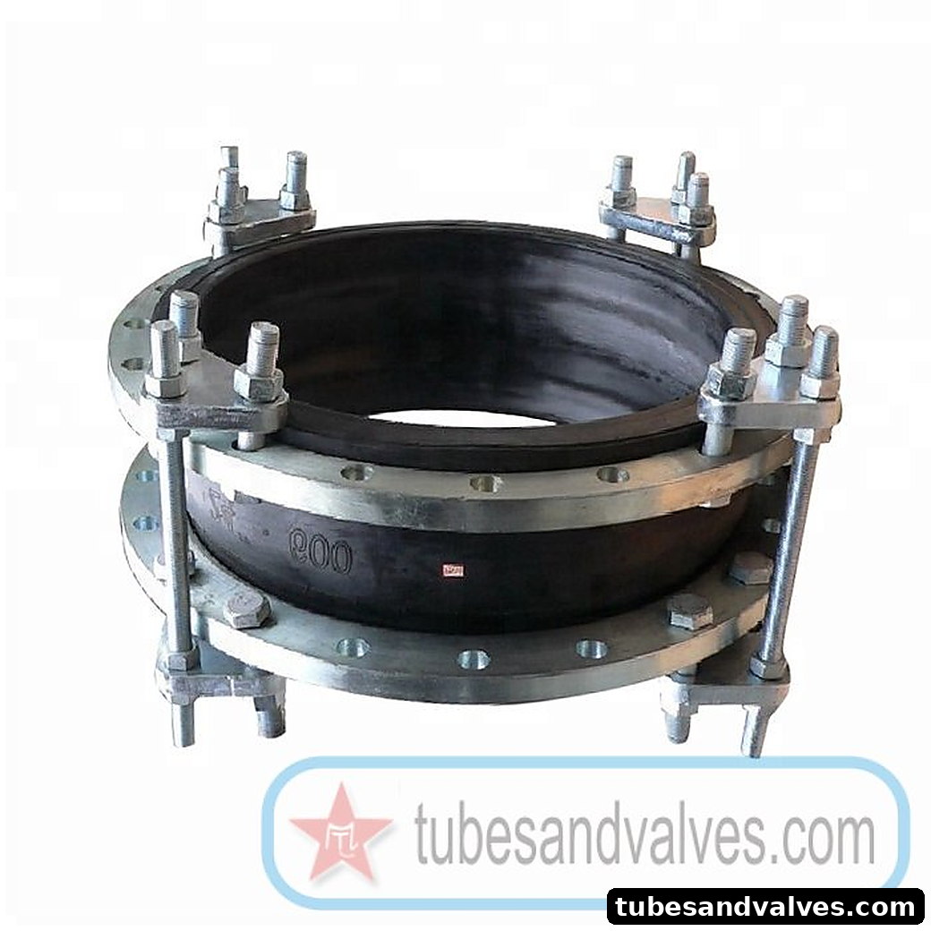 125mm (5") Rubber Bellow Expansion Joint with Accessories product image