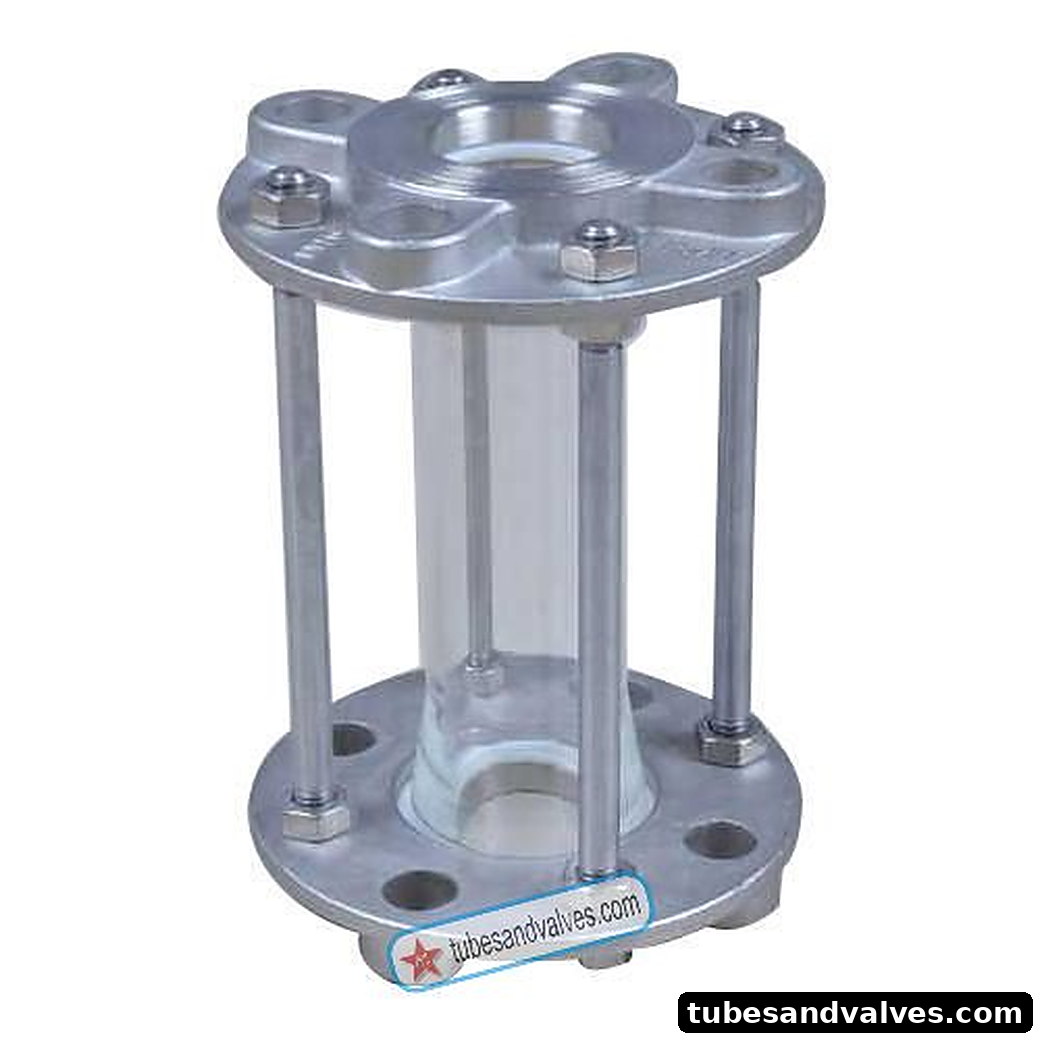 15mm (1/2") Casco Full View/Cylindrical Tube Type Sight Glass (IC Casted) CF8 SS304 product image