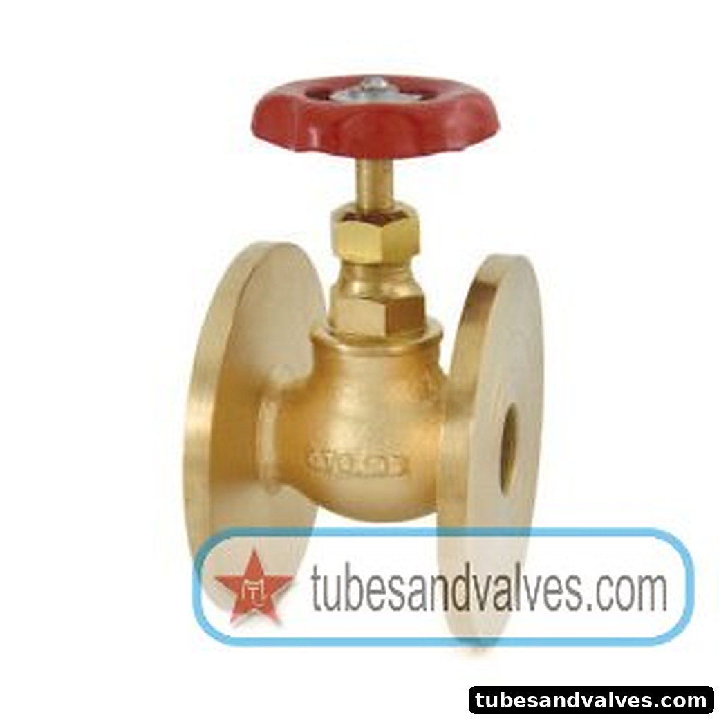 15mm (1/2")ZOLOTO 1003 BRONZE GLOBE VALVE NO 8 ( FLANGED) product image