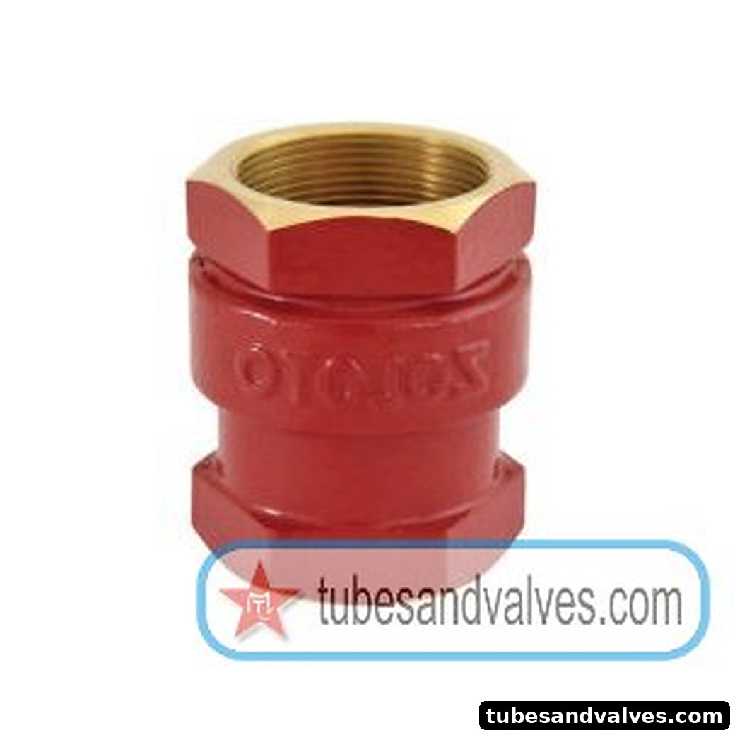 4" or 100mm ZOLOTO 1009 BRONZE VERTICAL CHRCK VALVE SCREWED product image
