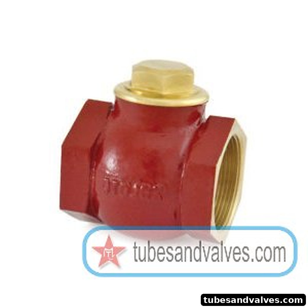 3/8" or 10mm ZOLOTO 1010 BRONZE HORIZONTAL CHECK VALVE SCREWED product image