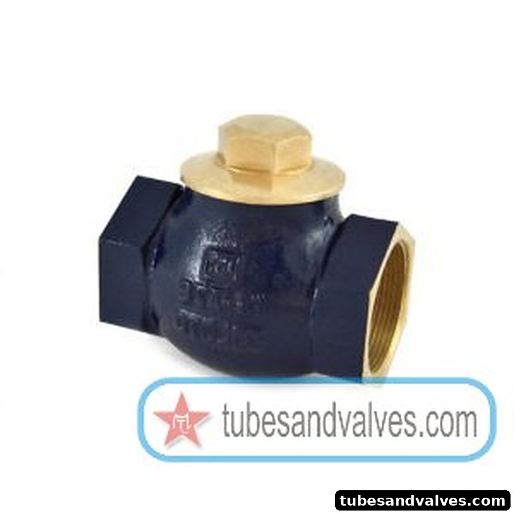 100mm (4")ZOLOTO 10mm (3/8")BRONZE HORIZONTAL CHECK VALVE SCREWED product image