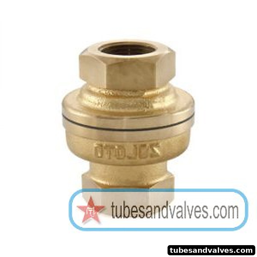 20mm (3/4")ZOLOTO 1045 BRONZE VERTICAL LIFT CHECK VALVE SCREWED product image