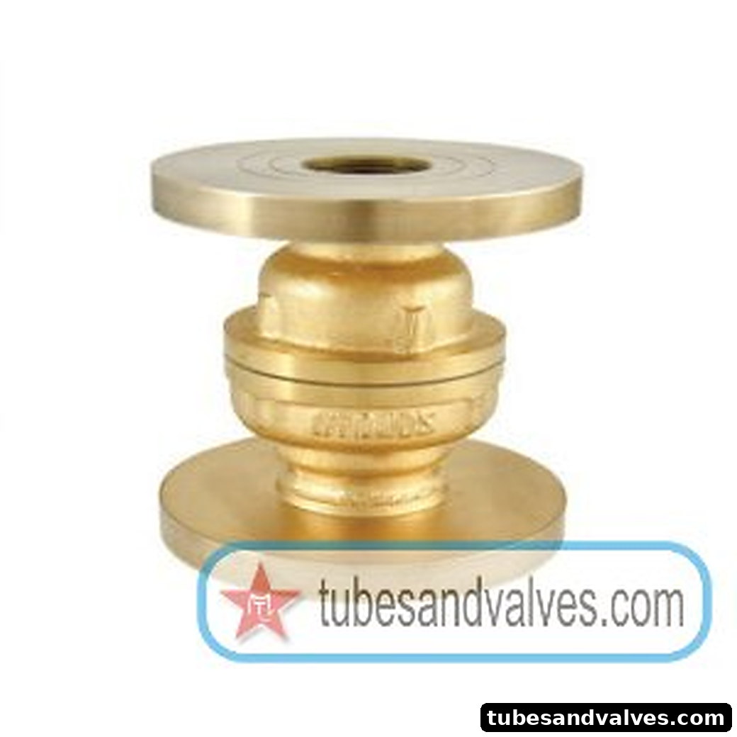 15mm (1/2")ZOLOTO 1046 BRONZE VERTICAL LIFT CHECK VALVE FLANGED product image