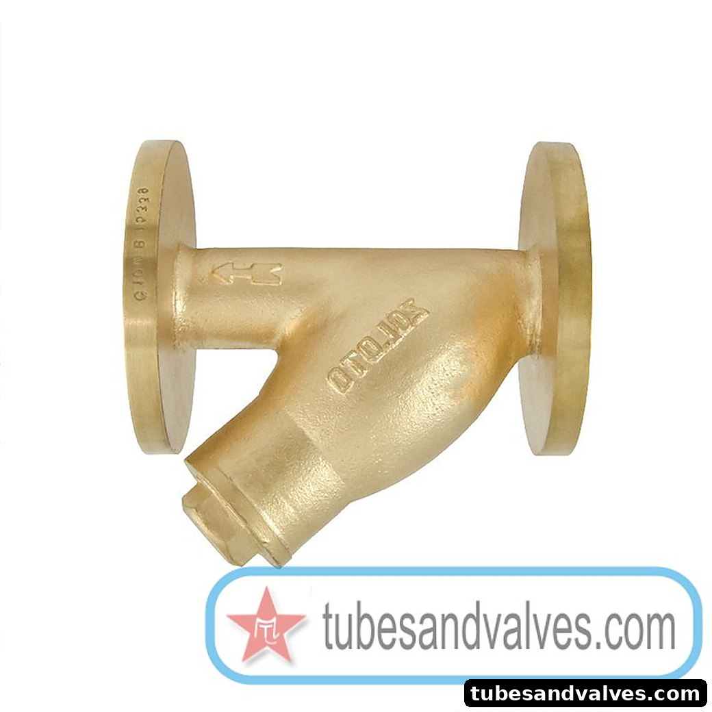 15mm (1/2")ZOLOTO 1054 BRONZE Y TYPE - STRAINER FLANGED product image