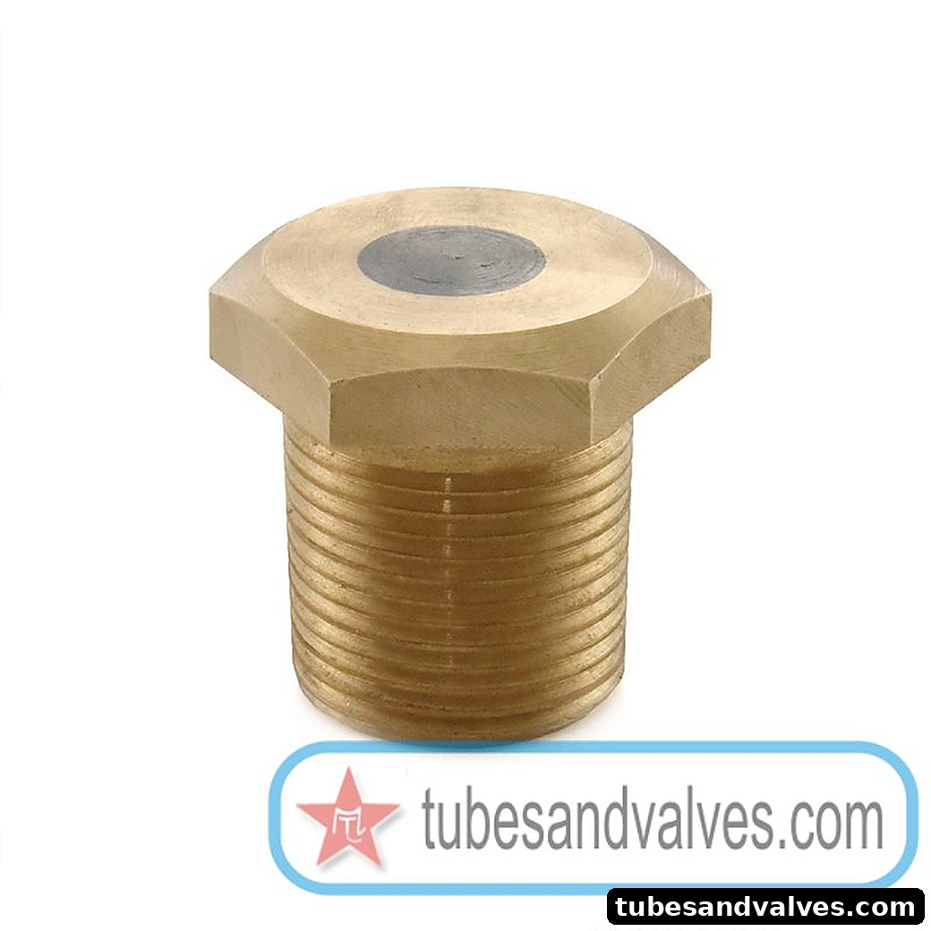 15mm (1/2")ZOLOTO 1063 BRONZE FUSIBLE PLUG ONE PCS DESIGN product image
