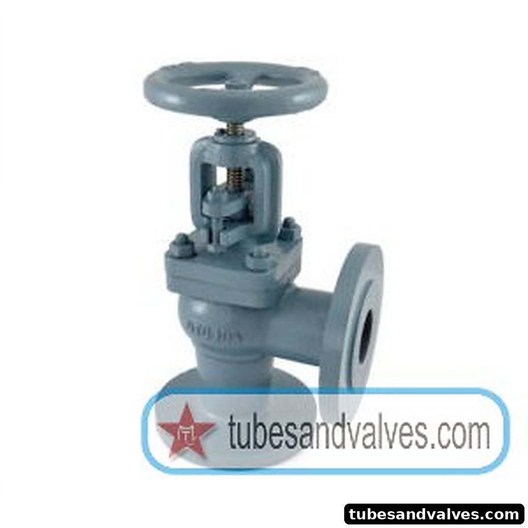 100mm (4")ZOLOTO 1066 CAST IRON GLOBE STEAM STOP VALVE ANGLE PATTERN FLANGED product image