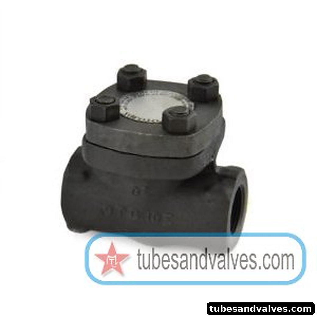 15mm (1/2")ZOLOTO 1076FORGED STEEL HORIZONTAL LIFT CHECK VALVE Class 800 STANDARD BORE product image
