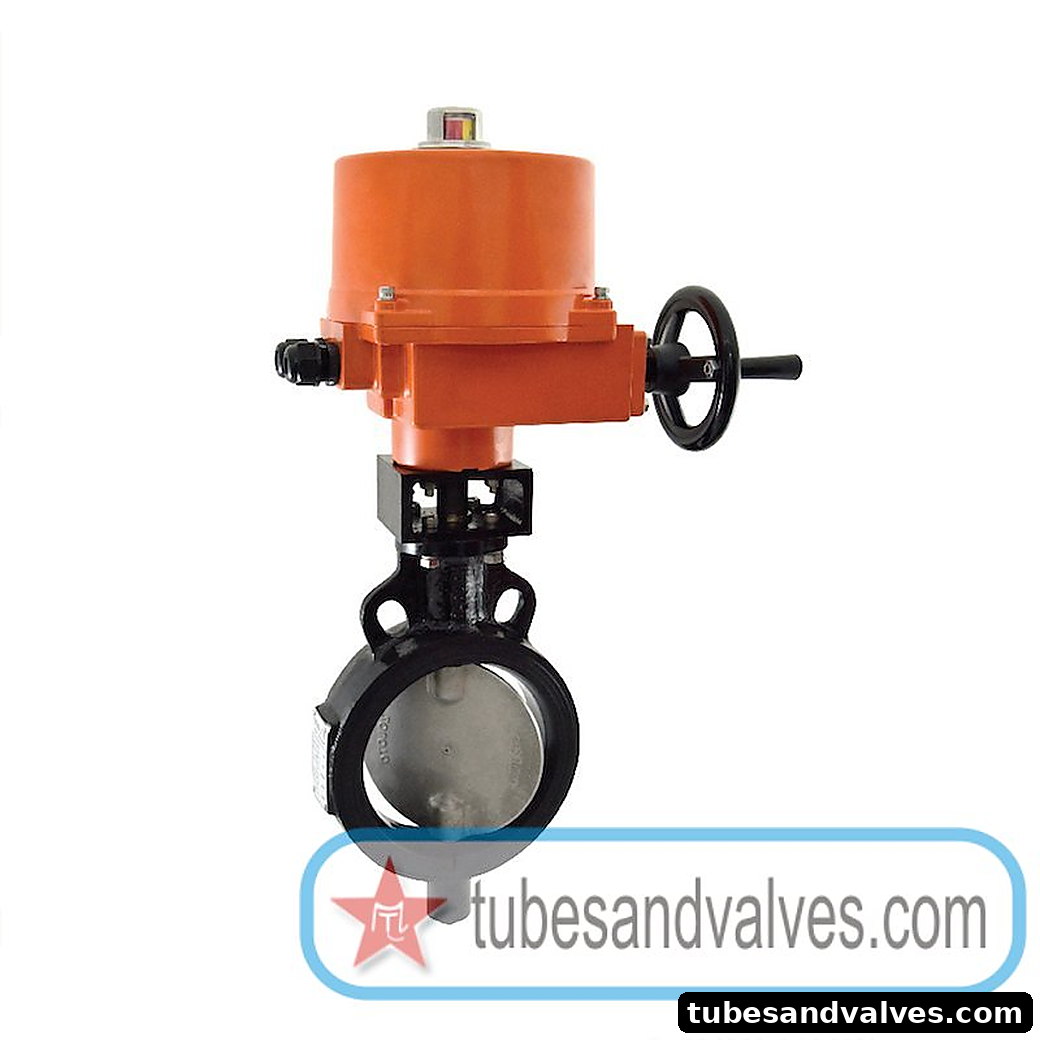 300mm (12")ZOLOTO 1078F BUTTERFLY WAFERTYPE WITH ELECTRICAL ACTUATOR product image