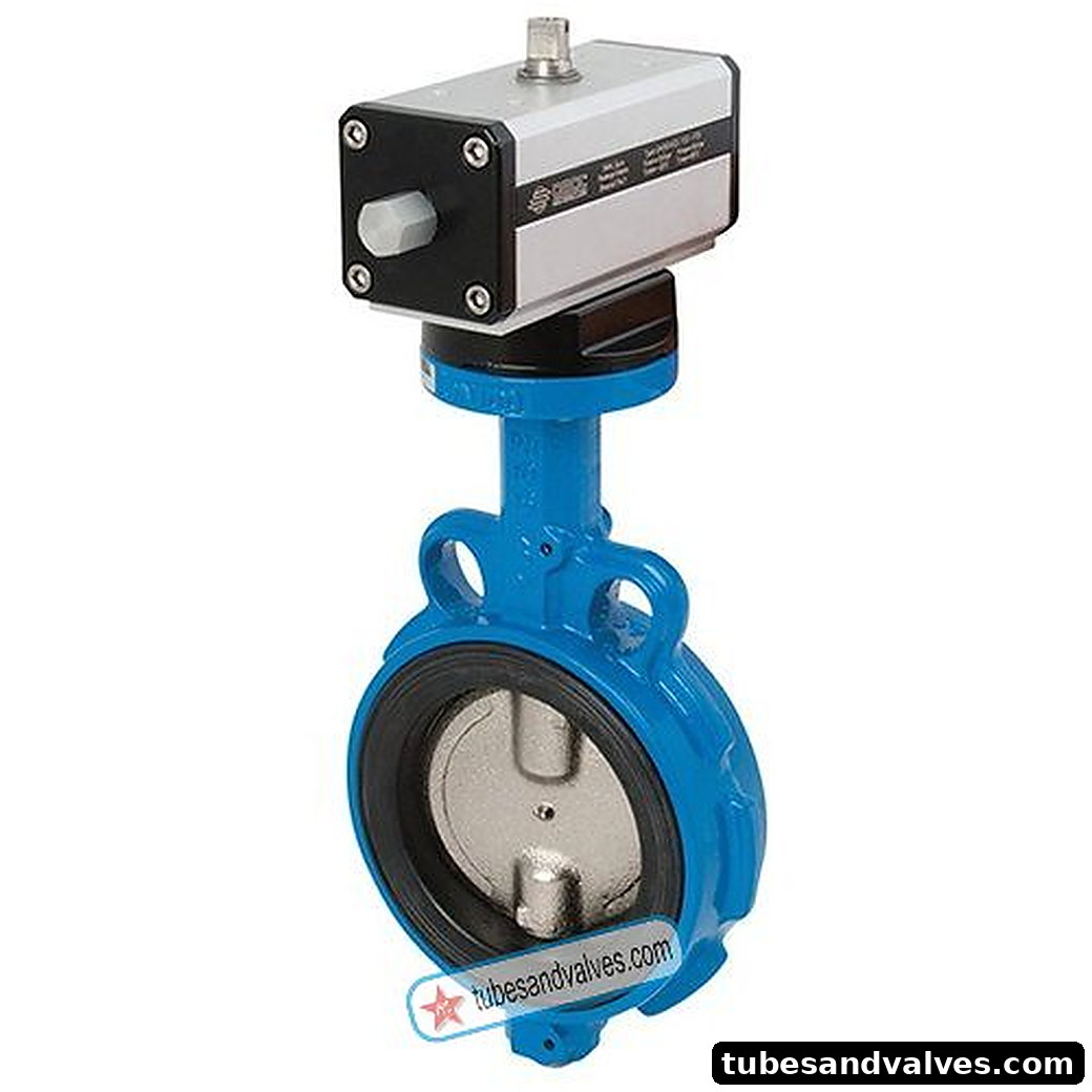 100mm (4")ZOLOTO 1078K BUTTERFLY VALVE WAFER TYPE PN 1.6 ELECTRICAL ACTUATOR product image