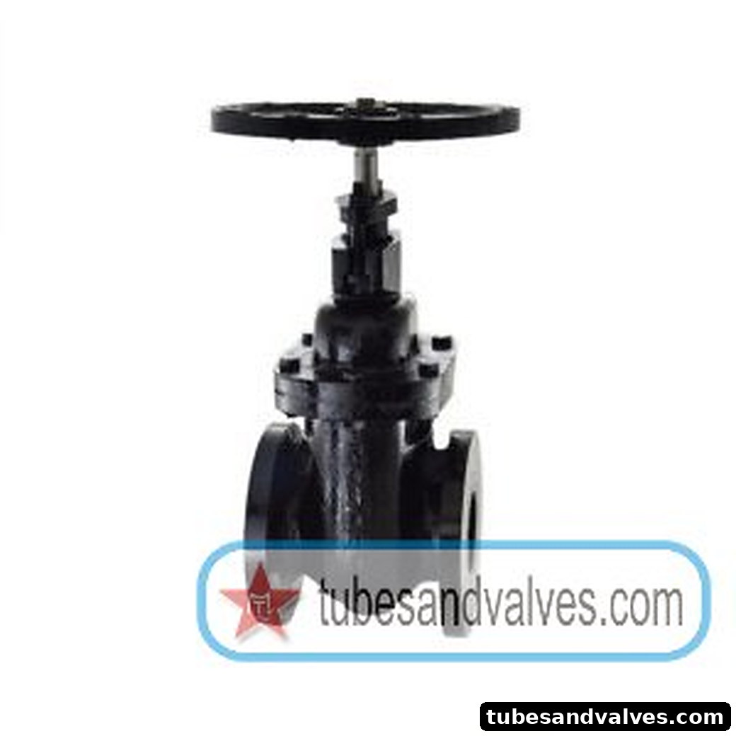 100mm (4")ZOLOTO 1079B CAST IRON SLUICE VALVE PN 1.6FLANGED product image