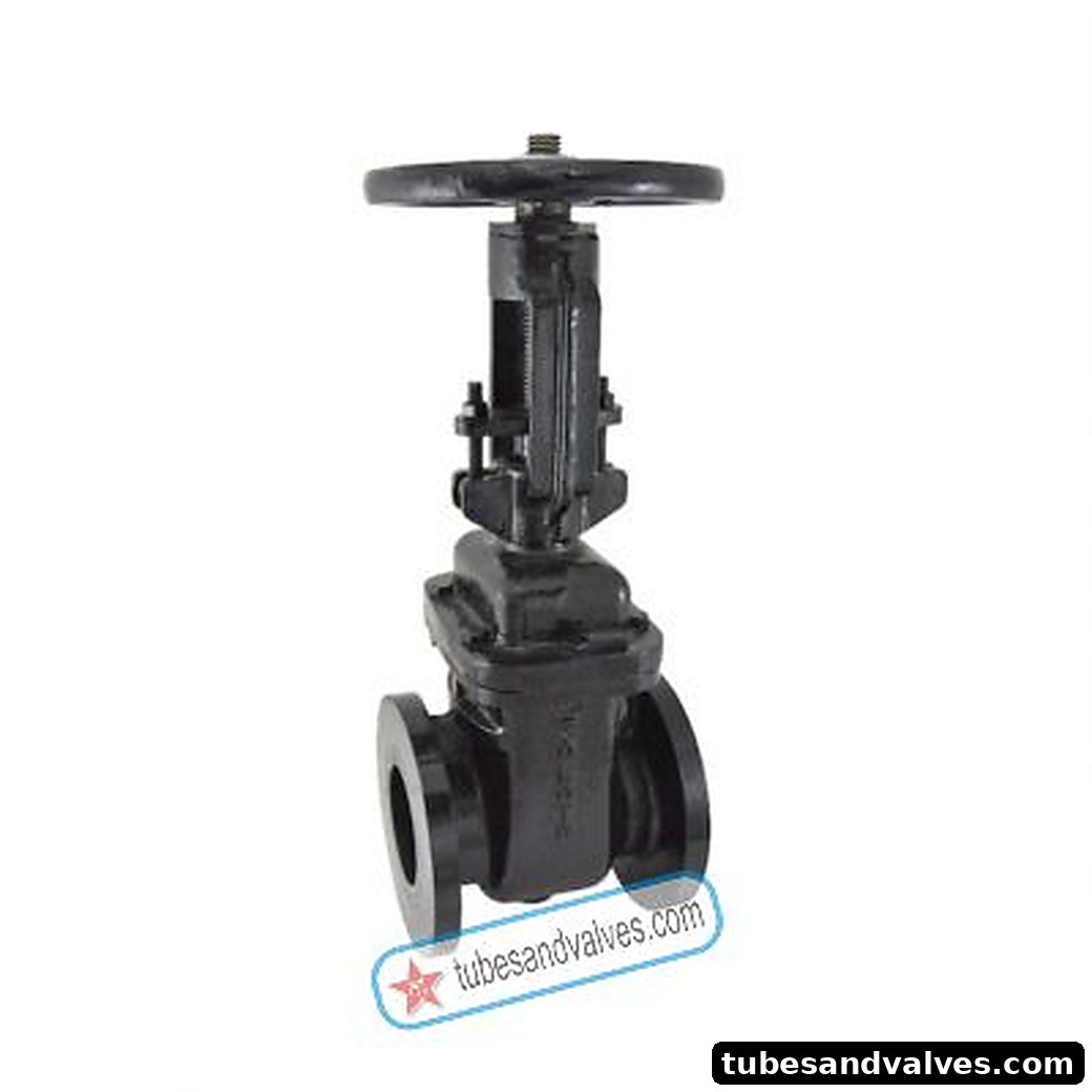150mm (6")ZOLOTO 1079D CAST IRON SLUICE VALVE PN 1.6 FLANGED WITH RISING STEM product image