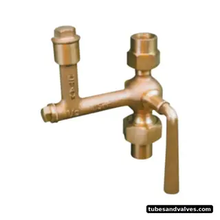 UTAM UV-131-S INSPECTOR'S TEST GAUGE VALVE WITH BEND
