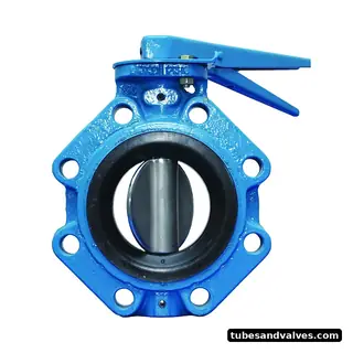 AUDCO PN20 Butterfly Valve - SG Iron, Black Nitrile, Stainless Steel CF8, Gear unit