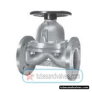 20mm or 3/4" NB CI-CAST IRON DIAPHRAGM VALVE F/E-FLANGED END EBONITE LINED BSCO