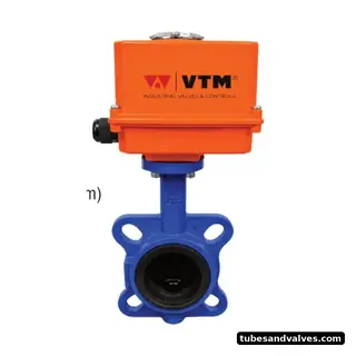 VTM VA-1800DP C.I. WAFER TYPE BUTTERFLY VALVE WITH PNEUMATIC ACTUATOR