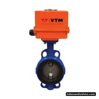 VTM VA-1803DP C.I. WAFER TYPE BUTTERFLY VALVE WITH PNEUMATIC ACTUATOR