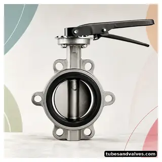 100mm (4") INTERVALVE BUTTERFLY VALVE CAST IRON BODY PN 10 HAND LEVER OPERATED