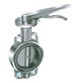 L&T Aquaseal Waffer Type Butterfly Valve PN10 With SS 316 Flow  Control Hand Lever