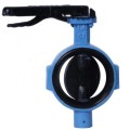 LEADER BUTTERFLY VALVE CAST IRON BUTTERFLY VALVE WITHOUT LUGS WAFER TYPE DISC DUCTILE IRON PN 16