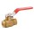 KITZ JAPAN BRASS BALL VALVE, MODEL:SZA CLASS 600 TYPE: BALL, BODY: BRASS, TRIM: BRASS, CONNECTION : BS 21 TAPER LEVER OPERATED 