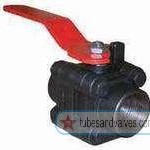 8mm or 1/4" NB FCS-FORGED STEEL BALL VALVE A 105  S/E-SCREWED END-THREADED END 3PCS FLOWJET