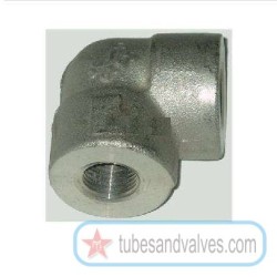 20mm or 3/4 NB FS-FORGED STEEL ELBOW S/E-SCREWED END-THREADED END TO NPT 3000 LBS-3187