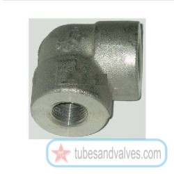 40mm or 1 1/2 NB FS-FORGED STEEL ELBOW S/E-SCREWED END-THREADED END TO NPT 3000 LBS-3190