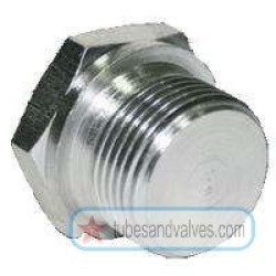 10mm or 3/8 NB SS-STAINLESS STEEL -CF8- IC-INVESTMENT CASTING HEX HEAD PLUG S/E-SCREWED END-THREADED END-7364