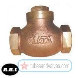 20mm or 3/4 NB BRONZE HORIZONTAL LIFT CHECK VALVE S/E-SCREWED END-THREADED END WJ / ELEMS / EQ IBR-54025