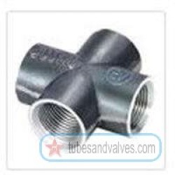 10mm or 3/8 NB FS-FORGED STEEL CROSS S/E-SCREWED END-THREADED END TO BSP 1000 LBS-6003