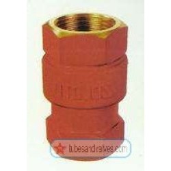 15mm or  1/2 NB ZOLOTO BRONZE VERTICAL CHECK VALVE -SCREWED-53112