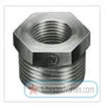 010 x 8 mm 3/8" NB x 1/4" NB FS-FORGED STEEL REDUCING BUSH S/E-SCREWED END-THREADED END 1000 LBS