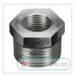 020 x 15 mm 3/4 NB x 1/2 NB FS-FORGED STEEL REDUCING BUSH S/E-SCREWED END-THREADED END 1000 LBS-4003