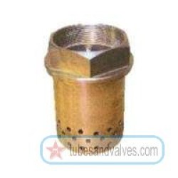 15mm or 1/2 NB GUN METAL / BRASS FOOT VALVE -HOLE TYPE - S/E-SCREWED END-THREADED END SWASTIK-56017