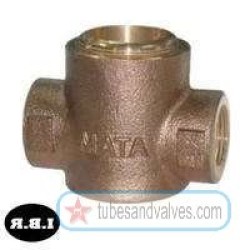 40mm or 1 1/2 NB BRONZE SIGHT GLASS FLOW INDICATOR S/E-SCREWED END-THREADED END WJ / ELEMS / EQ IBR-72020