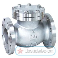 100mm or 4 NB CS SWING CHECK VALVE F/E-FLANGED END TO #150 CREST 100mm or 4 NB CS SWING CHECK VALVE F/E-FLANGED END TO #150 CREST-54071