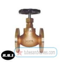 15mm or 1/2 NB BRONZE GLOBE STEAM STOP VALVE F/E-FLANGED END WJ / ELEMS / EQ IBR-58058