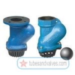 25mm or 1" NB NORMEX BALL TYPE FOOT VALVE CI IRON BODY RUBBER BALL Screwed End