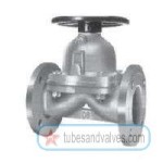 20mm or 3/4" NB CI-CAST IRON DIAPHRAGM VALVE F/E-FLANGED END EBONITE LINED BSCO