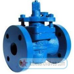 15mm 1/2 NB CI-CAST IRON SELF LUBRICATED TAPER PLUG VALVE CLASS- F/E-FLANGED END #125 FLOWJET-59007