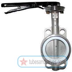 50NB or 2 NB INTERVALVE BUTTERFLY VALVE CAST IRON BODY  PN 10 HAND LEVER OPERATED-70042