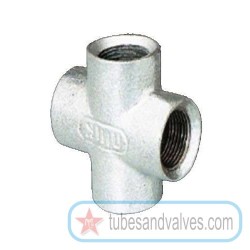 25mm or 1 NB UNIK PIPE FITTINGS-GI- Cross-3489