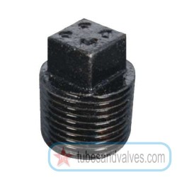 40mm or 1 1/2 NB UNIK PIPE FITTINGS-GI- Plug (Black)-3421