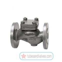 125mm or 5 NB LEADER CHECK VALVE-CI HORIZONTAL LIFT CHECK VALVE FLANGED END TO CLASS 125 CU ALLOY TRIM-54111