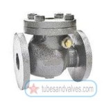 40mm or 1 1/2" NB LEADER CHECK VALVE-CI SWING CHECK VALVE FLANGED END TO CLASS 125 CU ALLOY TRIMS 